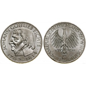 Deutschland, 5 Mark, 1964 J, Hamburg