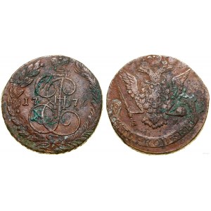 Rosja, 5 kopiejek, 1776 EM, Jekaterinburg