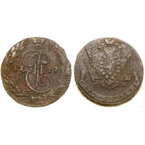 Rosja, 5 kopiejek, 1777 EM, Jekaterinburg