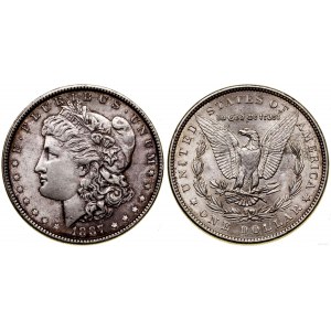 Spojené štáty americké (USA), Dollar, 1887, Philadelphia