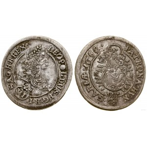 Węgry, 6 krajcarów, 1682 KB, Kremnica