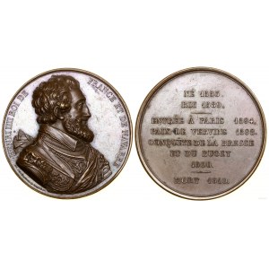 Frankreich, Medaille aus der Serie Herrscher von Frankreich - Heinrich IV. der Große