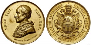 Vatican, medal for 50th anniversary of priesthood, 1887