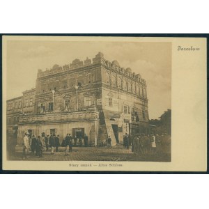 Jarosław - Stary zamek, druk sepia, Nakł. B. Aker, Jarosław, ok 1904
