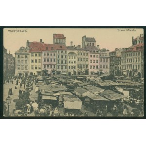 Warszawa - Stare Miasto, Nakł. A. Chlebowski i S-ka, Warszawa, ok. 1910, św., kol.,