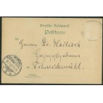 Posen - Etablissement Kaisergarten, Ausschank der Bavaria-Brauerei, Cohn &amp; Sieburth, Posen, letter col., 1898