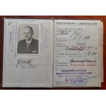 Siedlce.Zaświadczenie o zatrudnieniu wydane na nazwisko Nosek Józef