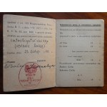 Kielce.journeyman booklet and journeyman exam certificate
