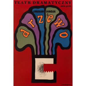 Drzewo. Jaroslav Langer. Teart Dramatyczny - proj. Jan MŁODOŻENIEC (1929-2000), 1967