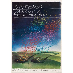 Sinfonia Varsovia. World Tour 1987 - proj. Saul BASS (1920-1996), 1987