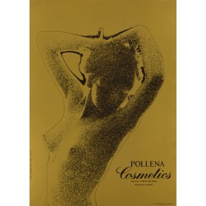 Plakat reklamowy Pollena. Cosmetics - fot. J. RACZYŃSKI, proj. Marek STAŃCZYK (ur. 1946), 1977