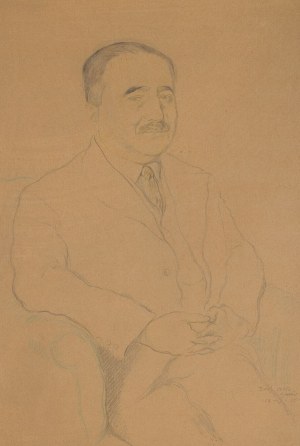 Zygmunt WALISZEWSKI, PORTRET TEŚCIA, IZYDORA DROHOCKIEGO, 1935