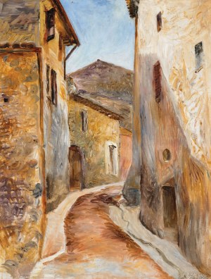 Zygmunt WALISZEWSKI, ULICZKA W CAGNES, 1925