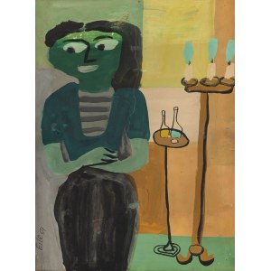 Marian EILE, DAS MÄDCHEN AM TISCH, 1954