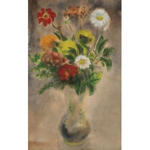 FLOWERS IN A VASON, mid-20th century.