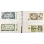 BANKNOTEN ALBUM, Tschechoslowakei, Protektorat Böhmen und Mähren, Slowakei, 1920 -1945