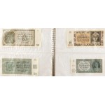 BANKNOTEN ALBUM, Tschechoslowakei, Protektorat Böhmen und Mähren, Slowakei, 1920 -1945