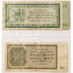 ALBUM BANKNOTÓW, Czechosłowacja, Protektorat Czech i Moraw, Słowacja, 1920 -1945