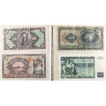 BANKNOTEN ALBUM, Tschechoslowakei, Protektorat Böhmen und Mähren, Slowakei, 1920 -1945