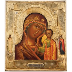 Ikona, Kazaňská Matka Boží, Rusko, Moskva, 1885