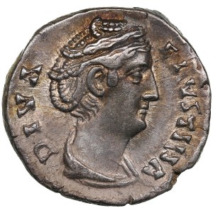 Roman Empire AR Denarius - Diva Faustina I (wife of A. Pius) Died 141 AD