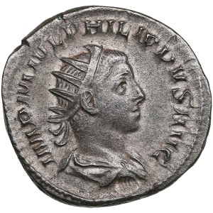 Roman Empire AR Antoninianus - Philip II (AD 247-249)