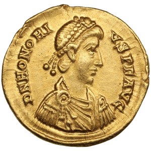 Roman Empire, Ravenna AV Solidus AD 402-406 - Honorius (AD 393-423)