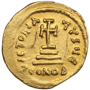 Byzantine Empire, Constantinople AV Solidus - Heraclius (AD 610-641), with Heraclius Constantine