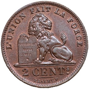 Belgium 2 Centimes 1902 - Leopold II (1865-1909)