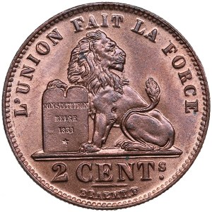 Belgium 2 Centimes 1909 - Leopold II (1865-1909)