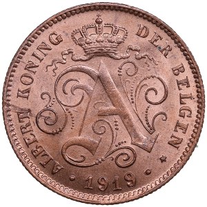 Belgium 2 Centimes 1919 - Albert I (1909-1934)