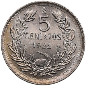 Chile 5 Centavos 1922