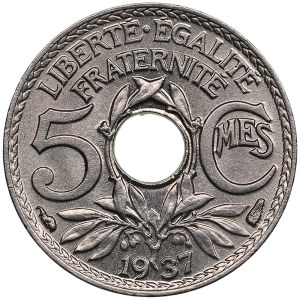 France 5 Centimes 1937
