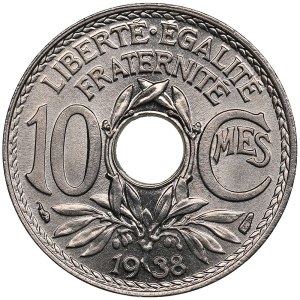 France 10 Centimes 1938