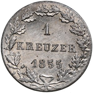Germany, Free City of Frankfurt 1 Kreuzer 1855
