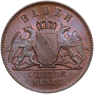 Germany, Baden 1 Kreuzer 1865 - Friedrich I (1856-1907)