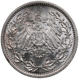 Germany 1/2 Mark 1912 A - Wilhelm II (1888-1918)