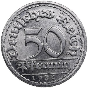 Germany, Weimar Republic 50 Pfennig 1921 D