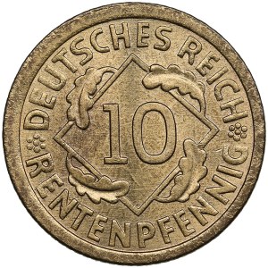 Germany, Weimar Republic 10 Rentenpfennig 1923 A