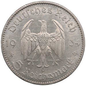 Germany 5 Reichsmark 1934 - Potsdam Garrison Church