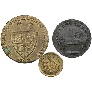 Group of Tokens - Great Britain, Sweden, Russia (3)