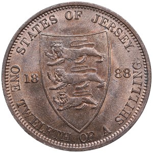 Jersey 1/12 Shilling 1888 - Victoria (1837-1901)