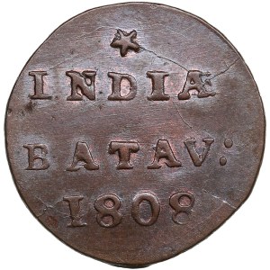 Netherlands East Indies, Batavia ½ Duit 1808