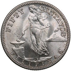 Philippines, USA 50 Centavos 1944