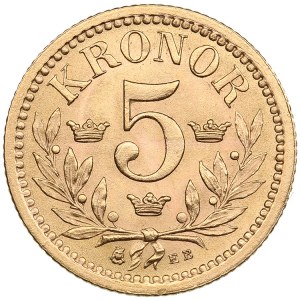 Sweden 5 Kronor 1901