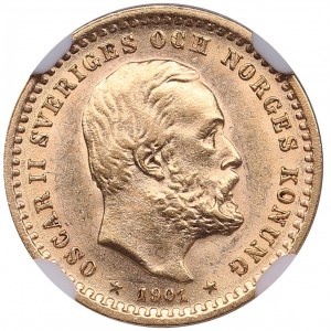 Sweden 5 Kronor 1901 EB - NGC MS 61
