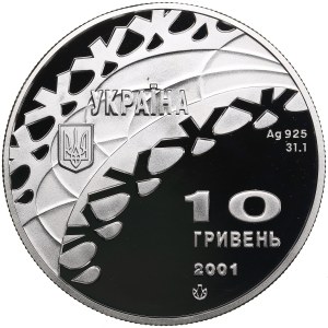Ukraine 10 Griven 2001 - Olympics Salt Lake City 2002