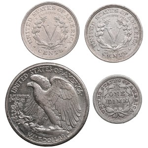 Small group of coins: USA (4)