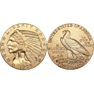 USA 5 Dollars 1908