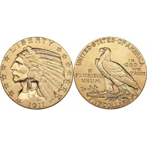 USA 5 Dollars 1911